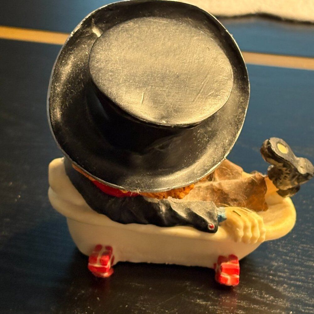 Vintage 1980s Red Skelton Freddie in the Bathtub Figurine Numbered Ltd Edition - Picture 5 of 7